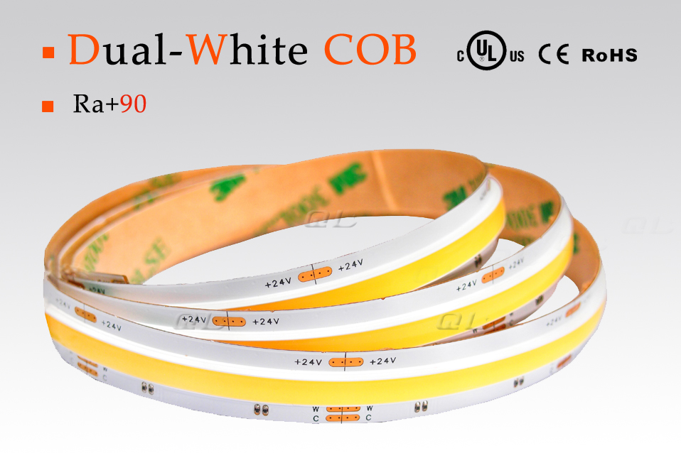 Dual-White COB LED Strips