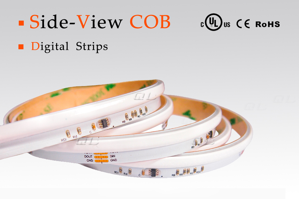Side-View RGB Digital COB LED Strips