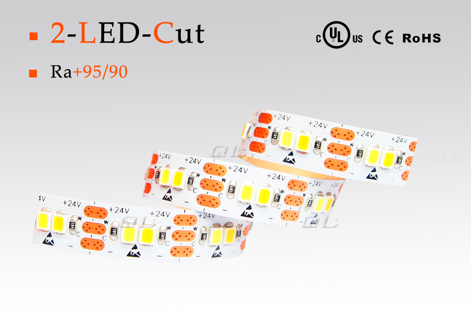 2LED-Cut Dual-White 2835 LED Strips