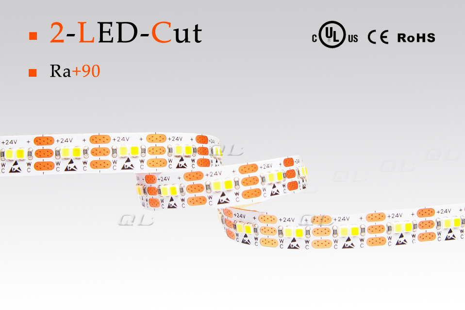 2LED-Cut Dual-White 2525 LED Strips