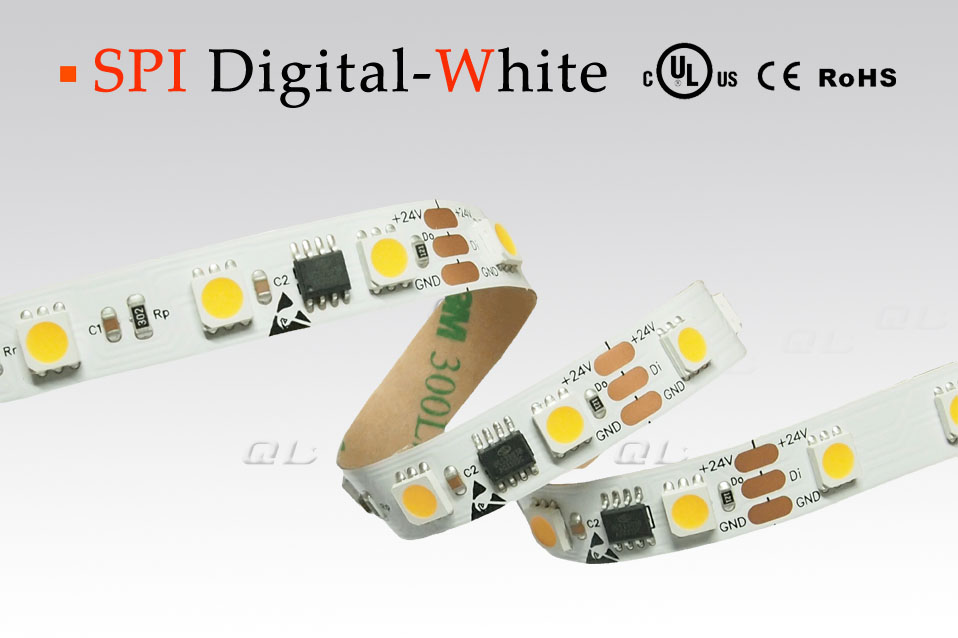 SPI White Digital LED Strips